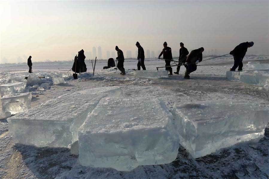 哈爾濱冬(dōng)季采冰 采冰工具(jù)