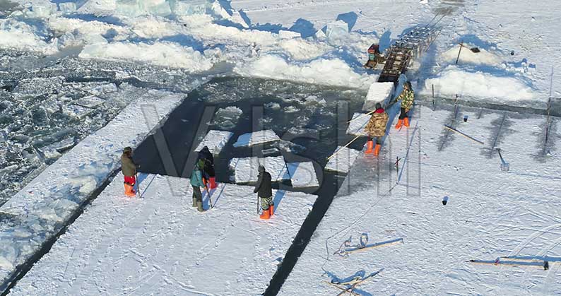 哈爾濱冬季采冰(bing) 采冰工具